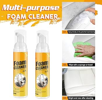 El limpiador de espuma multiusos