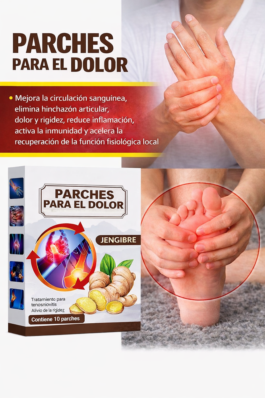 Parche para dolor 10 PCS